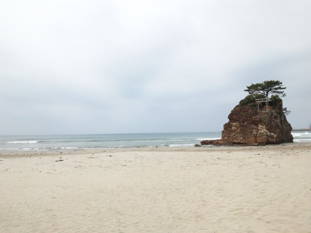 神迎神事の稲佐の浜